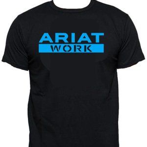 Ariat Light Blue Logo Tee